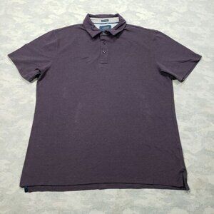 Fairlane Polo Shirt Mens Large Blue Regular‎ Fit Short Sleeve